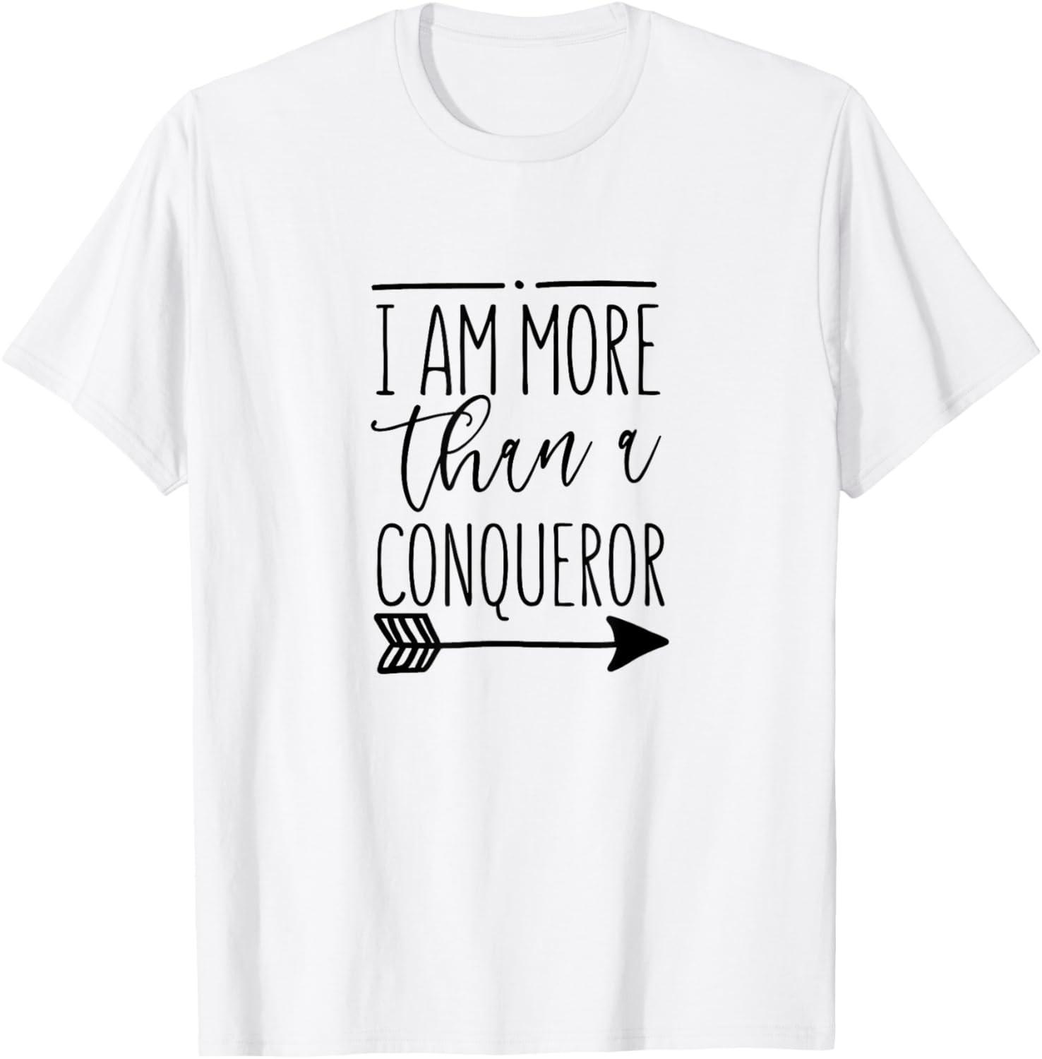 I Am More Than A Conqueror - Gift Women & Men, Christian T-Shirt S разноцветный