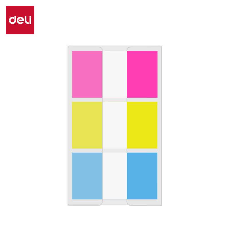 Deli BT462 Sticky Notes, 23x42mm (4-Pack)