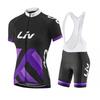 LIV Cycling Wear Women's Team Edition Short-sleeved Set Sweat-wicking Breathable