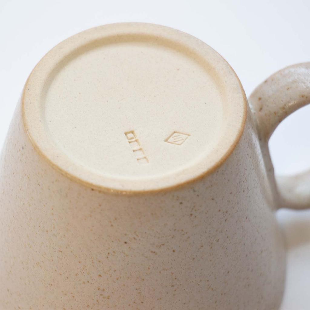 Wired Beans Eternal Shigaraki Ware Wheat Beige 240ml Mug, Mug,