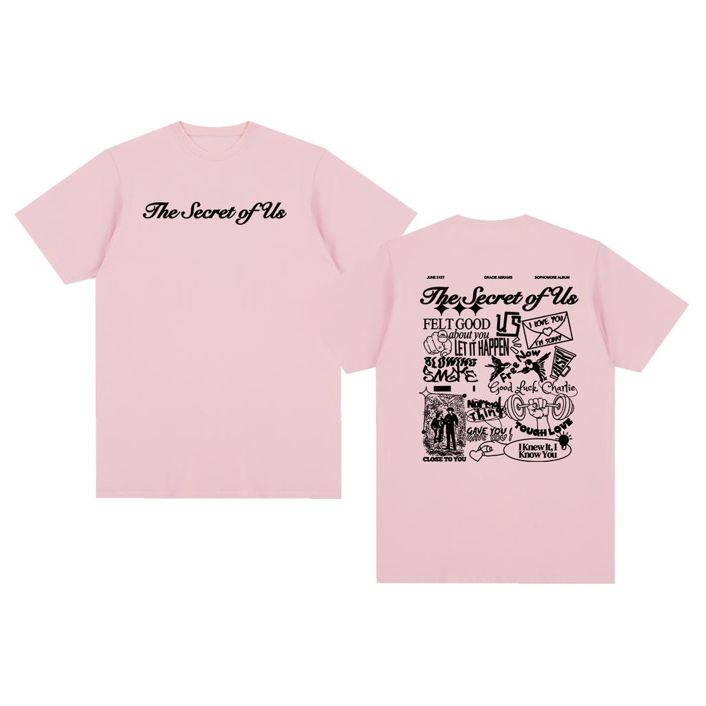 The Secret of Us Vintage Tshirt Gracie Abrams Streetwear Y2K 90s Cotton Unisex T Shirt New TEE TSHIRT Womens Tops
