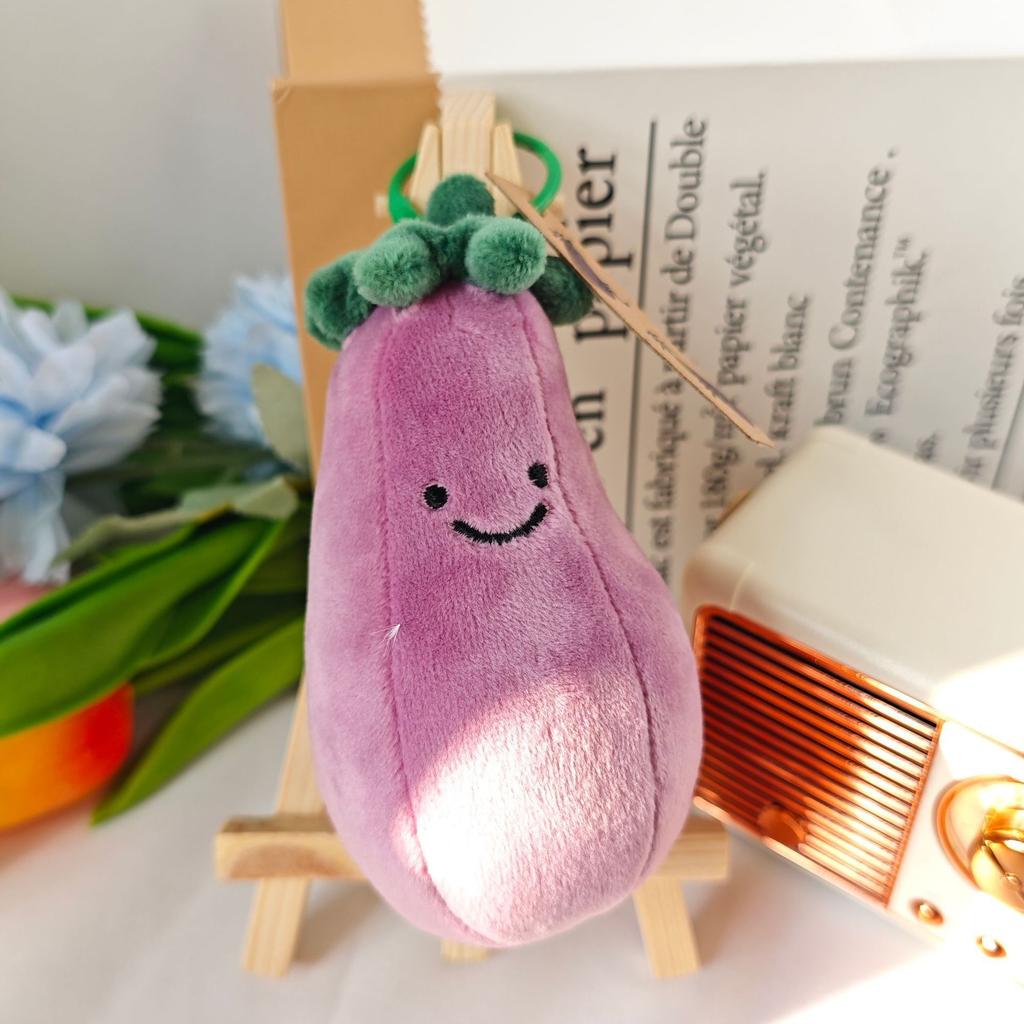 Cute Snacks, Vegetables And Fruits Series, Emoji Plush Doll Bag, Pendant, Video Game City, Doll Grabbing Machine, Gift.