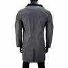 2024 European Plus Size Men's Woolen Coat - Casual Jacket for Stout Build