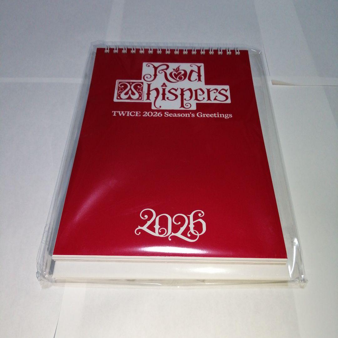 [USED] TWICE Season s Greetings 2026 Korean Edition Desk Calendar