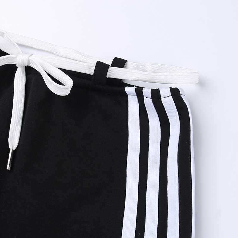 Y2K European and American women's lace up slim fit street girl half skirt hollowed out casual solid color short skirt