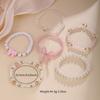 Hot-selling Creative Pink Bow Styling Style Elastic Bracelet Bracelet Set Jewelry