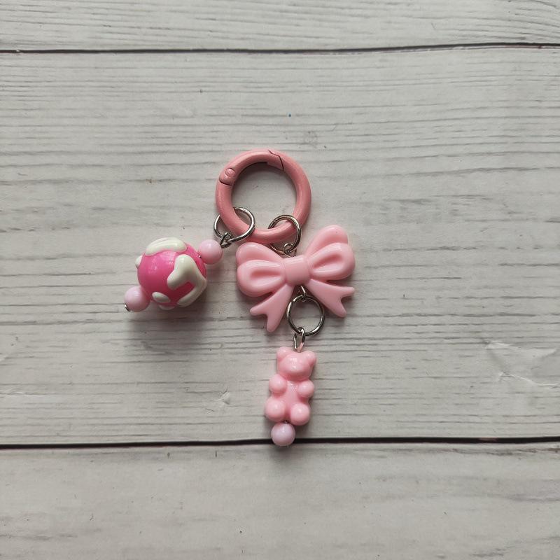 

Cute Butterfly Tassel Beaded Keychain & Phone Charm
