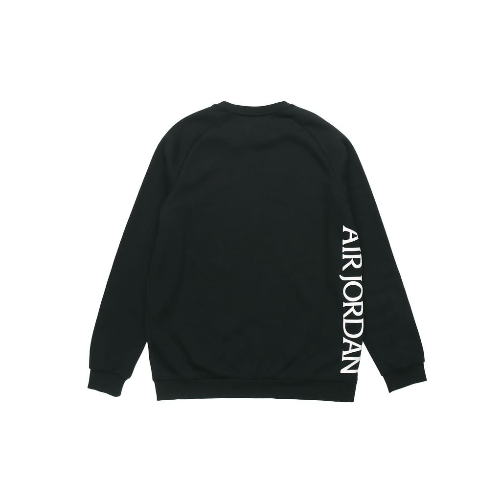 Jordan Air  Flight Print Knit Crew Neck Sweater Men Sweater Black BV6007-010