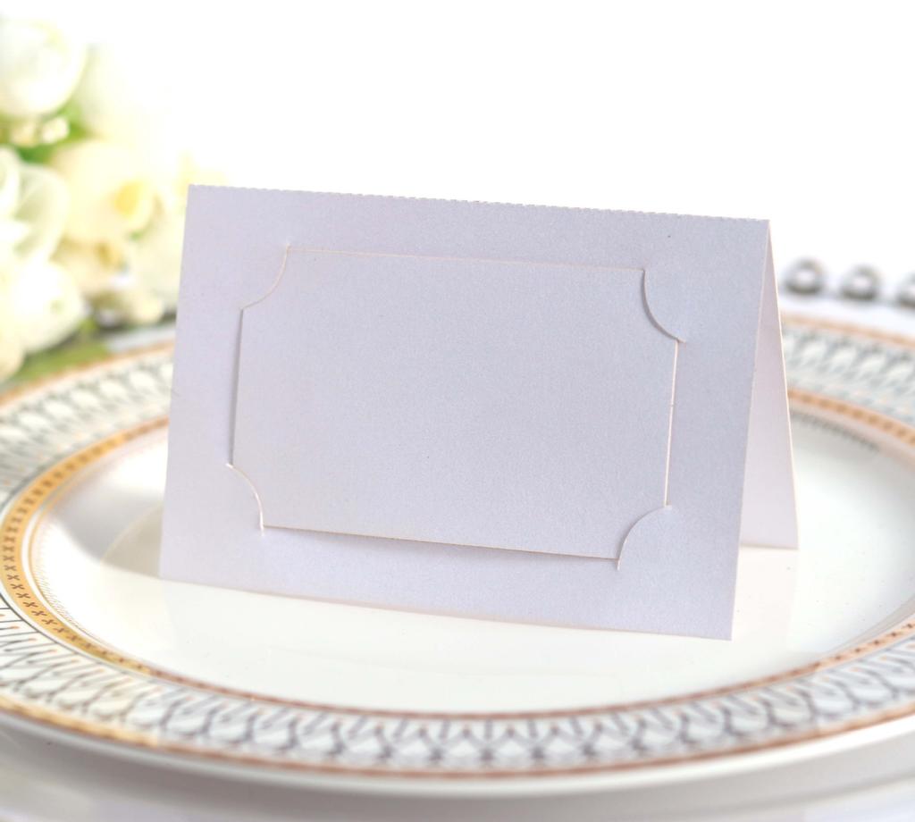 25/50Pcs Place Cards Wedding Party Decoration Table Decor Table Name Message Greeting Card Event Party Supplies Seating Card
