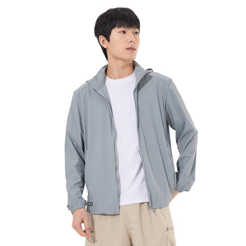 Tri-polar Men's Detachable Hooded Outdoor Sun Protection Jacket