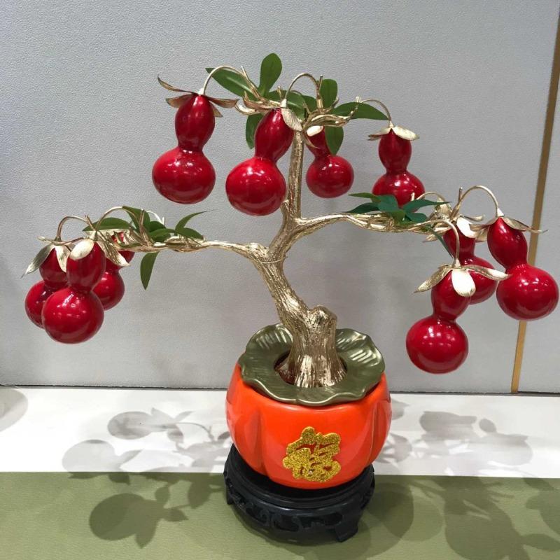 Persimmon Ornament Spring Festival Atmosphere Creative Layout Living Room Office Simulation Fruit Desktop Decoration