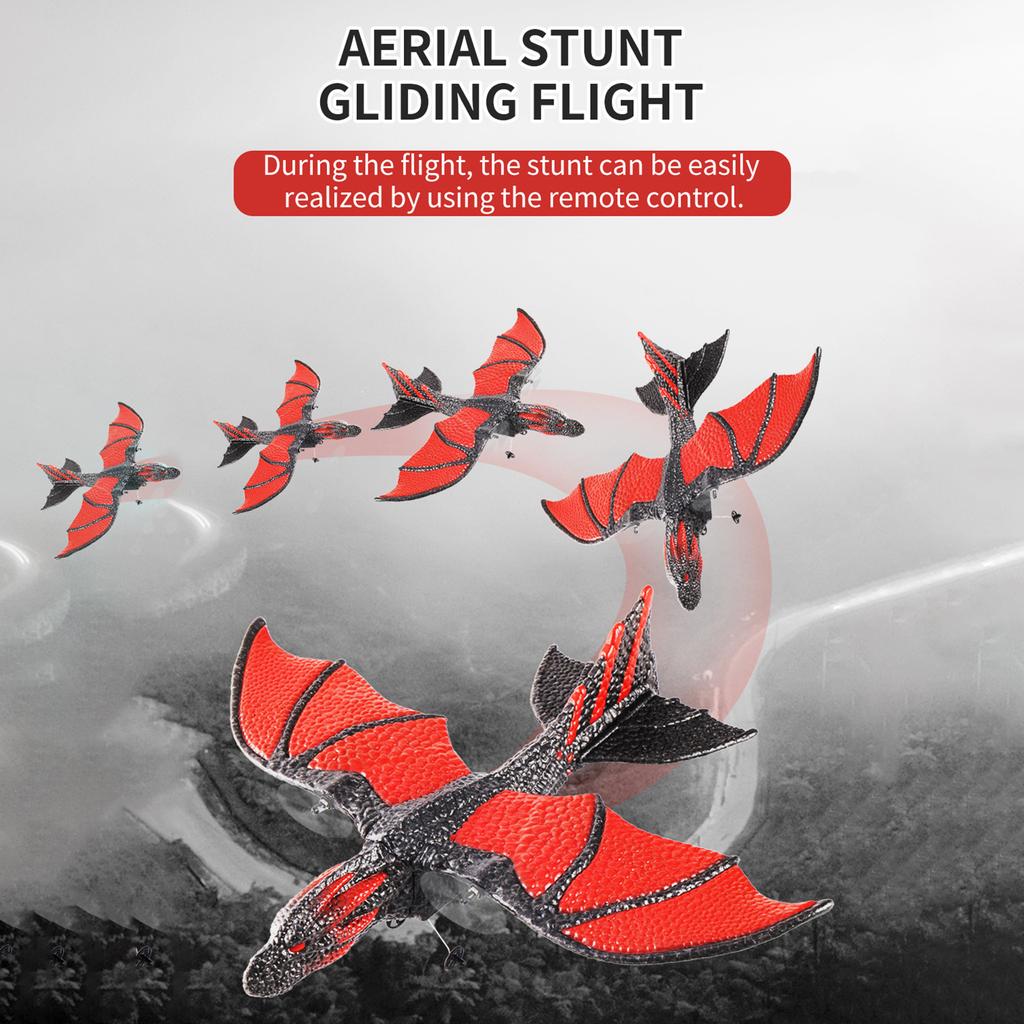 Remote Control Plane, 2.4Ghz Remote Control Airplane with Gyro Stabilizer & 2 Batteries, EPP Foam