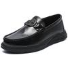 Men's Shoes Spring Men's British Style Business Casual Leather Shoes One Pedal Lazy Beanie Shoes Men's Board Shoes Work Shoes