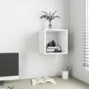 VidaXL Wall Cabinet White 37x37x37 Cm Chipboard
