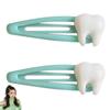 Creative Tooth Hair Clip For Women Cute Funny Bb Hair Clip Girls Vitality Dopamine Hairpin Kawaii Hair Accessory Trendy Hair Pin