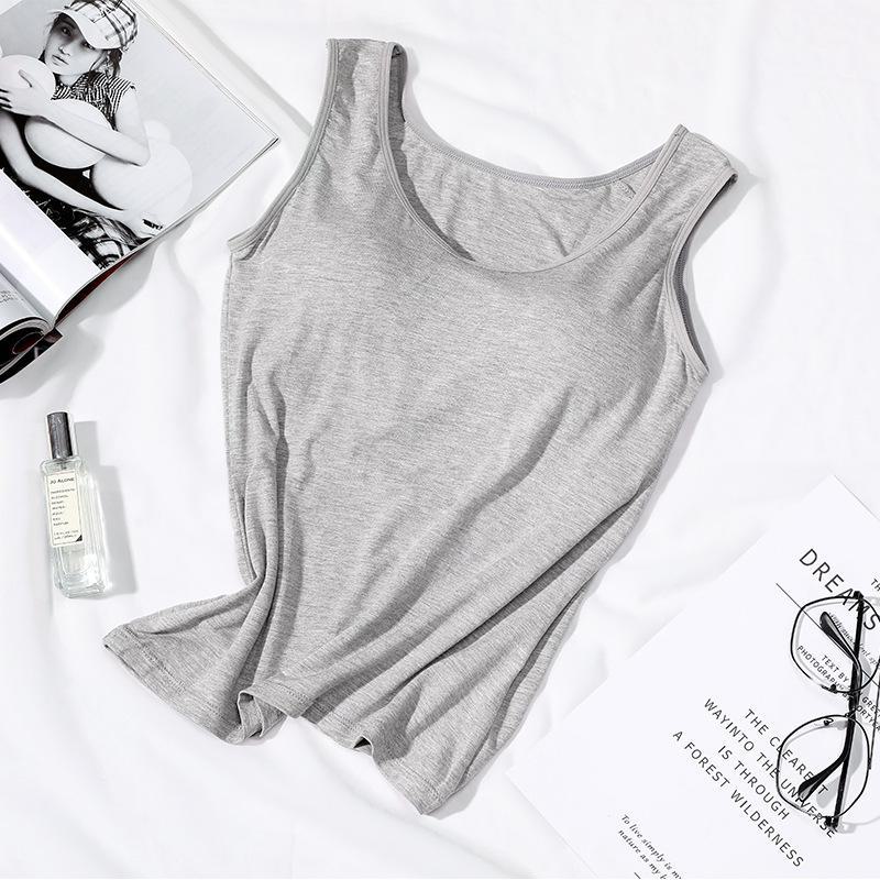 

Женский цельный жилет с нагрудными накладками, беспроводной, можно носить как верхнюю одежду XXL светло-серый