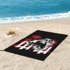 Marilyn Manson Glitch Regalo per Fan Asciugamano da Spiaggia Musicale Morbida Microfibra Asciugatura Rapida Assorbente Asciugamani Rapidi Per Piscina