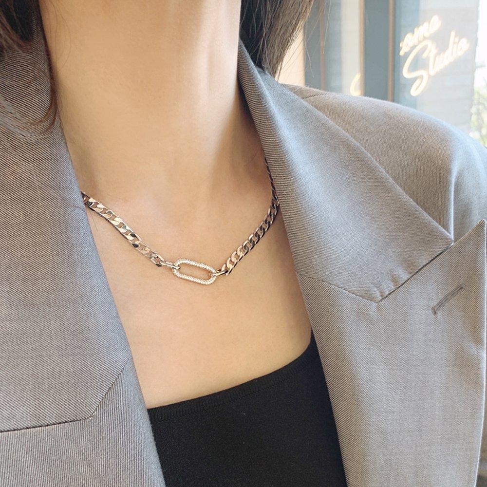 14K Craters One-Touch Necklace Na0638