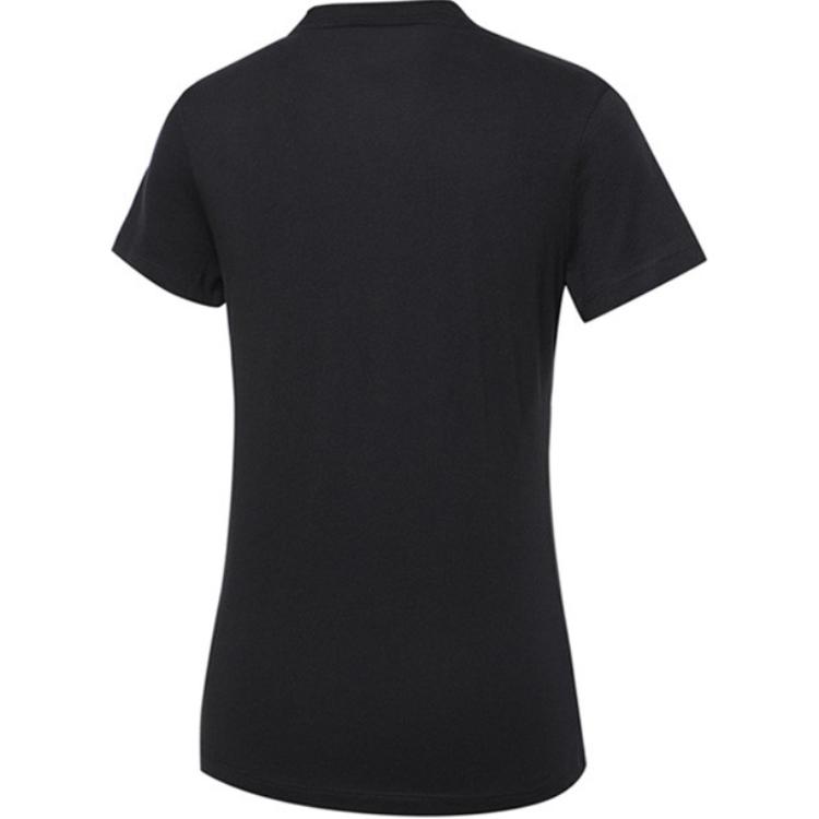Nike Solid Logo Casual Sports Short Sleeve T-Shirt Women Tops Black DN2393-010