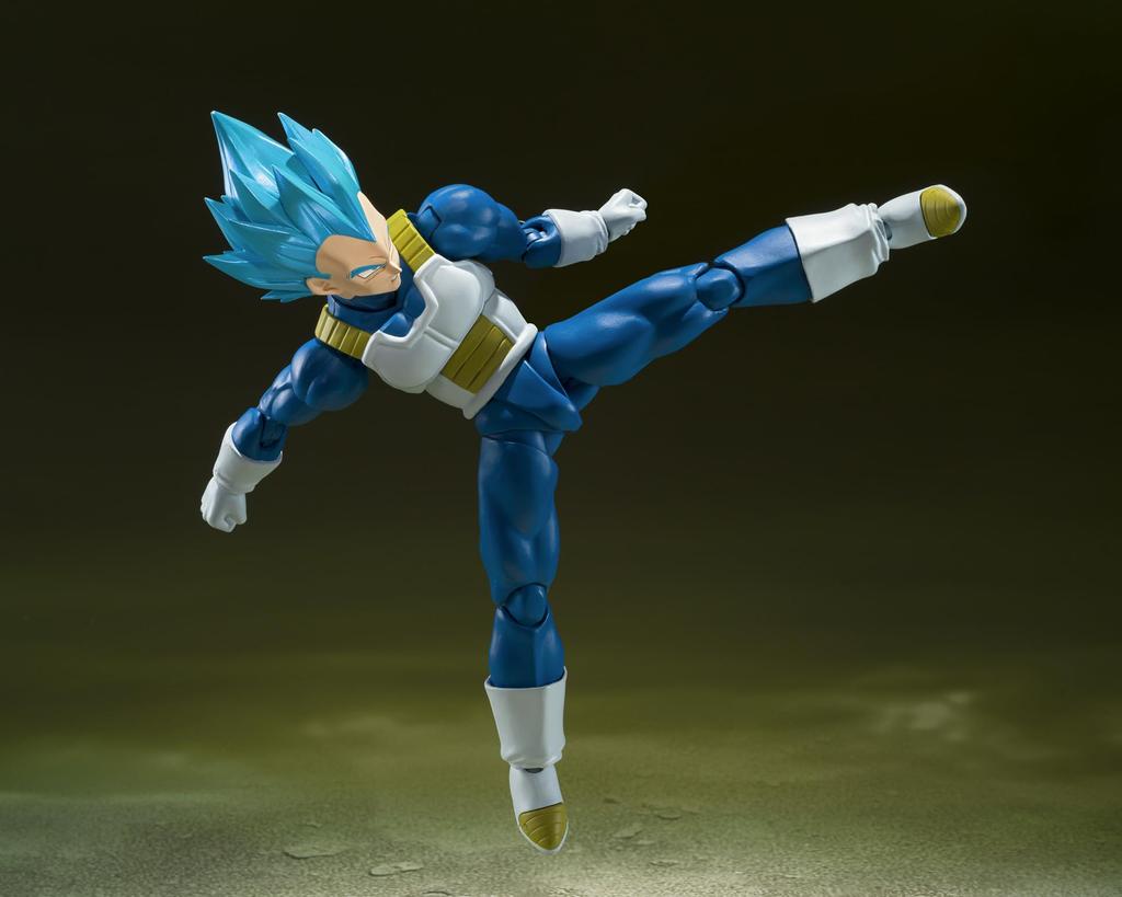 TAMASHII NATIONS Dragon Ball Super Super Saiyan God Super Saiyan Vegeta The Pride of the Saiyans 135mm PVC ABS Painted Movable Figure S.H.Figuarts - -
