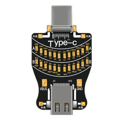 DNDP Type C Tail Test Board for Mobile Phone Repair Charging Headphone OTG Function Diagnosis and Precise Resistance Test