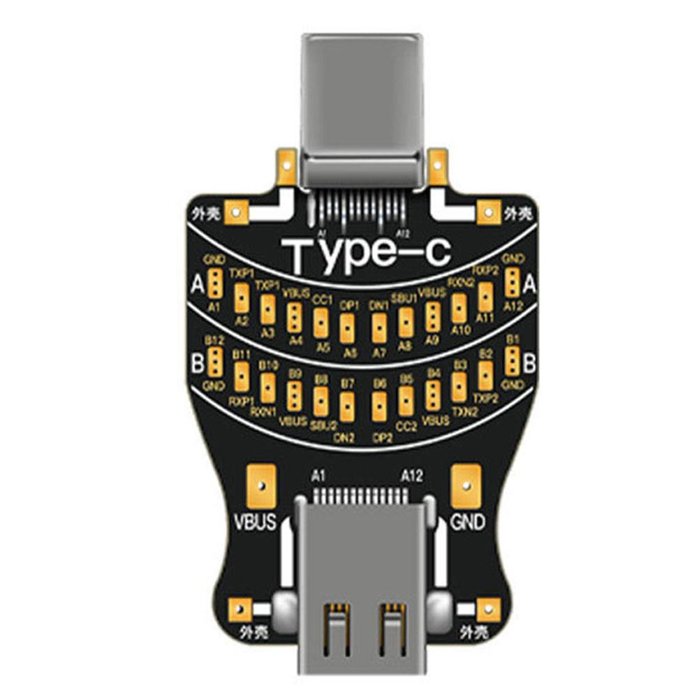 

DNDP Type C Tail Test Board for Mobile Phone Repair Charging Headphone OTG Function Diagnosis and Precise Resistance Test China Mainland