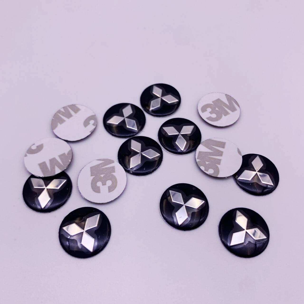 

20pcs Remote Car Key Stickers Emblem Logo Accessories Car Goods For Mitsubishi ASX Lancer Pajero Sport Attrage Mirage Eclipse