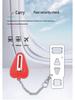 Portable Double-Hole Door Latch Lock - Anti-Theft Security Door Blocker for Hotel Rooms