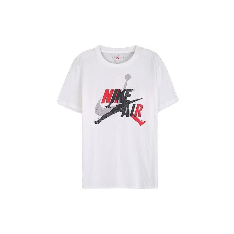 Air Jordan Jumpman Classics Logo Printed Short Sleeve TEE Men White Men s CV1736-101 XXXL