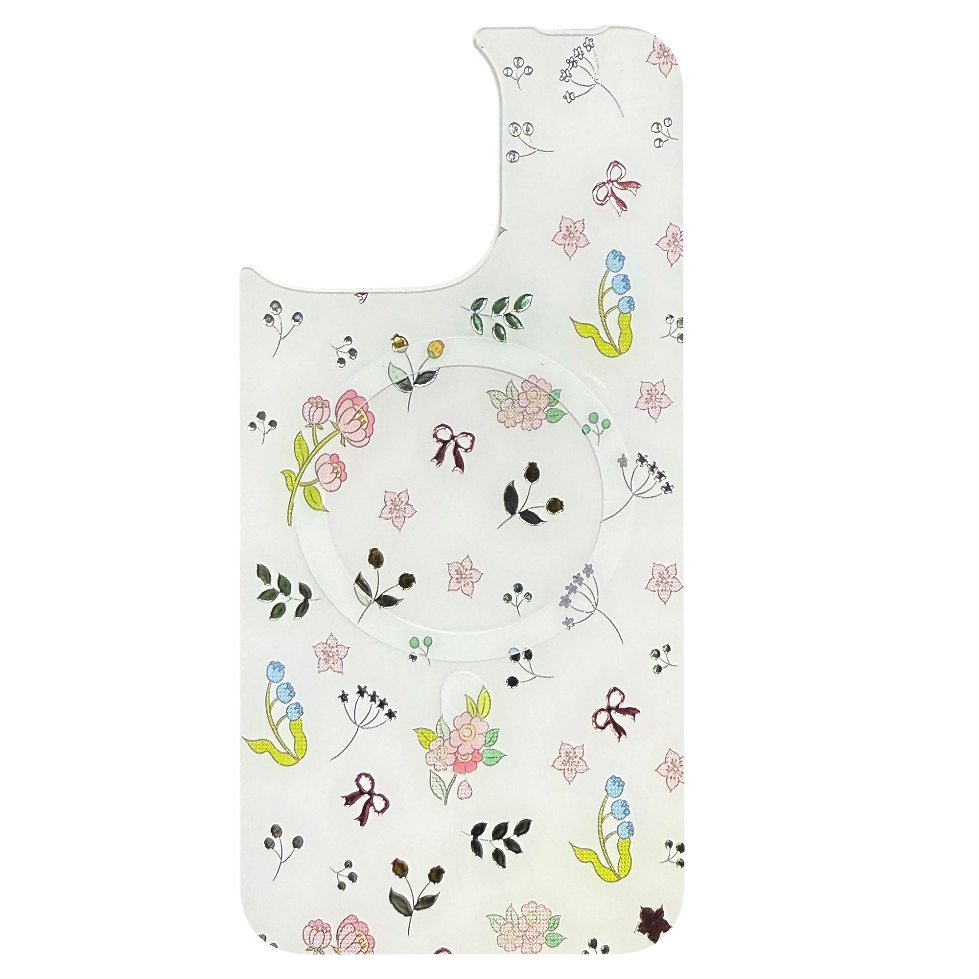 

For iPhone 16 Pro Max Magnetic Back Plates Pattern Printed Quick Change Backplate (Backplate Only) L