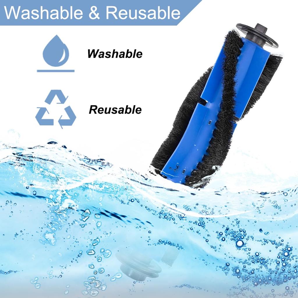 EATBALE and Eufy Robovac Clean G40 G40 Hybrid G40 Robot Vacuum Replacement 1 Main 4 Side 2 Dust 2 HEPA Replacement Roller Edge and G40+ / G40+ /
