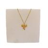 Women's Gold Bow Pendant Necklace - Titanium Steel, Non-fading, Fashion Light Luxury Clavicle Chain Accessory