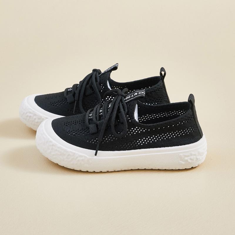 

Women s White Casual Shoes 2025 Summer Fly Weave Mesh Breathable Comfortable Flats Cross Tied Non Slip Vulcanized Shoes 40 чёрный