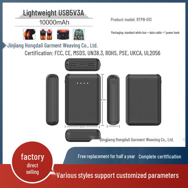 Smart Graphene Uppvärmd Vindjacka: USB-driven utomhusjacka med temperaturkontroll