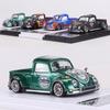 Liberty64 1:64 Scale Beetle Convertible Pickup Die-cast Car Model Gulf Oil Series Custom Toys Miniature Alloy Simulation Vehicle