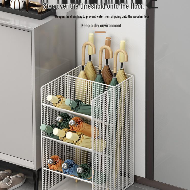 Stojak na parasole do przedpokoju - do użytku domowego i komercyjnego, z odpływem