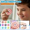 Acrylic Fingertip Gyro Decompression Rotation Small Gift Candy Colored Red Finger Gyro EDC Toy Randomly Ship One Out Of Nine Colors