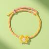 Handwoven Butterfly & Five-Color Rope Bracelet for Dragon Boat Festival - Perfect Gift for Children, Adults, and Couples
