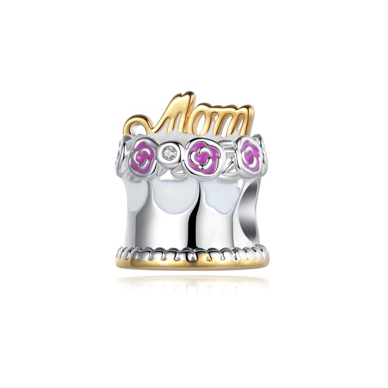 Delicious Food Copper Pizza Cake Bread Burger Donut French Fries Ice Cream Fit Diy Bracelet Necklace Handmade Gifts