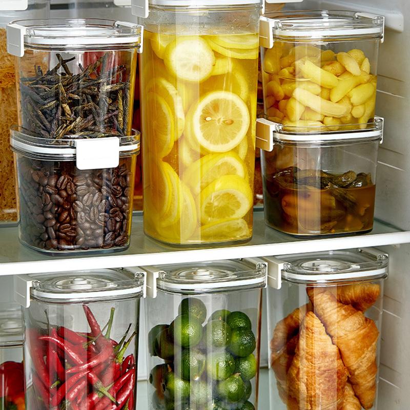 Plastic Vacuum Sealed Tank Electric Coffee Vacuum Container Kitchen Food Grains Candy Storage Box Fresh-Keeping Tea Canister