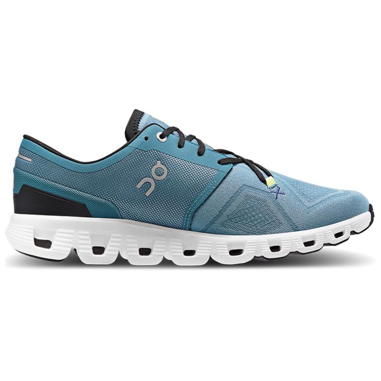 ON Cloud X 3 Pewter Ανδρικά Αθλητικά Παπούτσια Μπλε Λευκό 60.98255