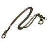 Pocket Watch Chain Double Albert Chain Classic T-Bar Watch Chain Link for Men