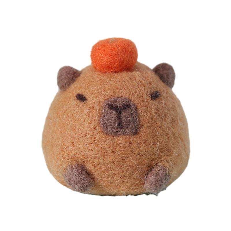 

Needle Felting Starter Kits Capybara Wool Felting Craft Making Supplies Needle Felting Kits for Beginners DIY Craft