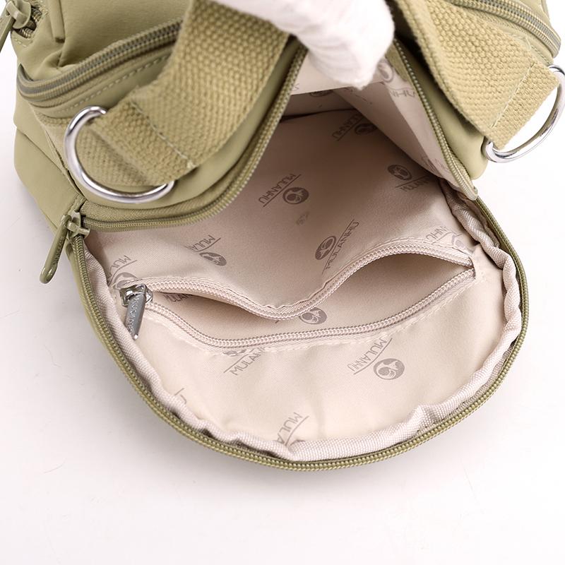 Жіноча багатофункціональна сумка через плече, кросбоді, однотонна, сумочка, дорожня сумка, нейлоновий маленький рюкзак