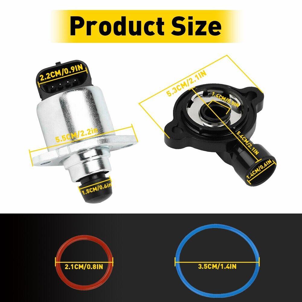 Gasspjeldposisjonssensor og tomgangsreguleringsventil for Cadillac GMC Pontiac