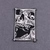 Skull Tarot Cards Fusible Embroidery Patches For Clothes Death Rock Iron On Patches For Clothing Thermoadhesive Patch On Hat/Bag
