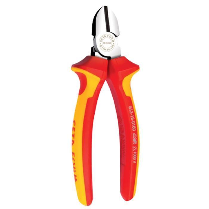 Pince coupante diagonale VDE 1000V poignée DUOTECH L.160mm