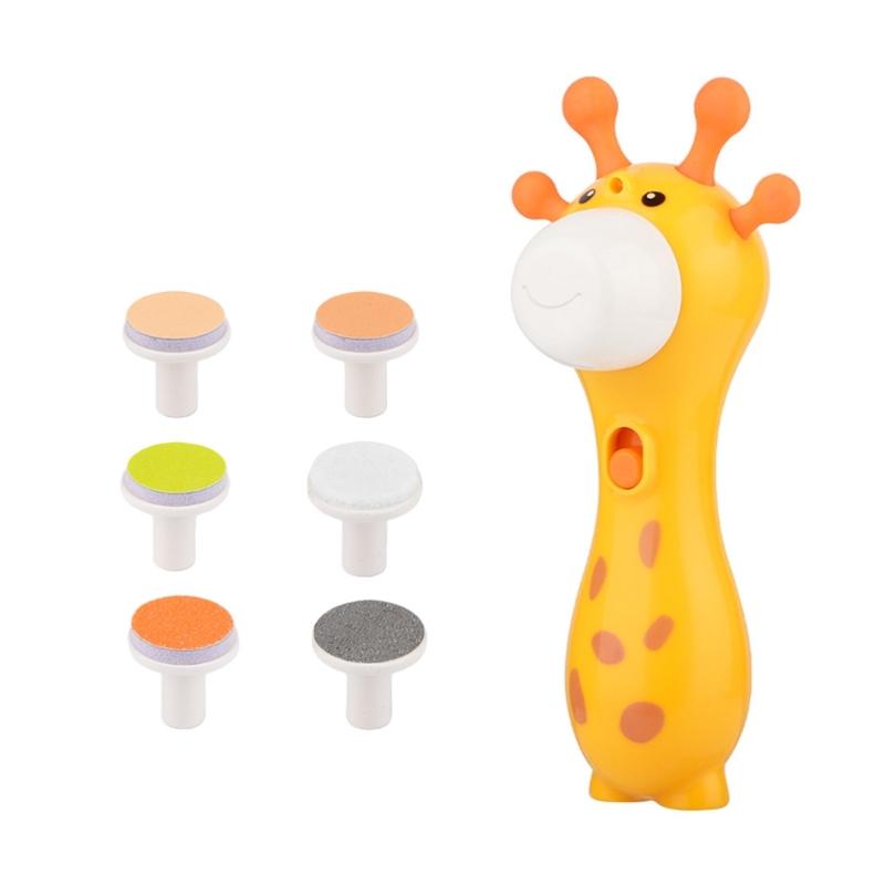 Infant Nails Grinder Safe Gentle Filing System Low Noise Motor 2 Adjustable Modes Ergonomic Handle Baby Nails Maintenance 1