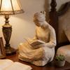 Praying Woman Statue Figurines Resin Women Figures Statues Tabletop Ornament Inspirational Sculpture for Home Decors 55KF