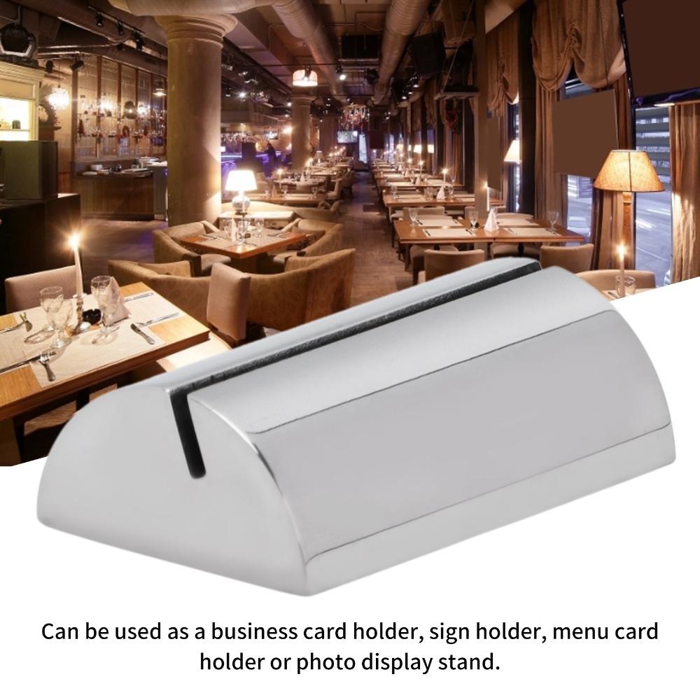 Exquisite Appearance Card Holder Silver Place Card Holders Card Organizer  Weddings